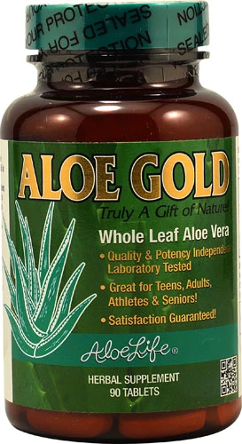 Aloe Life Aloe Gold - 90 Comprimidos Orgânicos para Bem-Estar