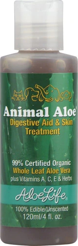 Aloe Life Tratamento Herbal para Pele Animal Aloe Vera 113g