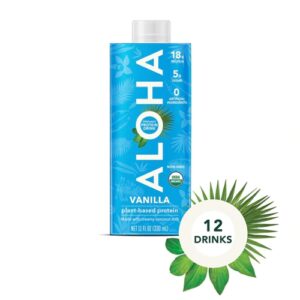 Comprar aloha organic vegan plant based protein drink with mct oil vanilla -- 11 fl oz each / pack of 12 preço no brasil ready to drink (rtd) sports & fitness suplementos em oferta suplemento importado loja 29 online promoção -