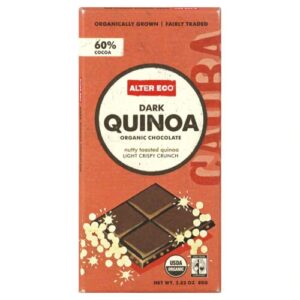 Comprar alter eco organic dark chocolate quinoa -- 2. 82 oz preço no brasil candy chocolate chocolate candy food & beverages suplementos em oferta suplemento importado loja 3 online promoção -