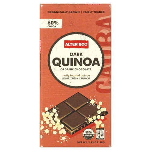 Chocolate Amargo Orgânico Alter Eco com Quinoa 80g