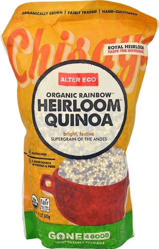Quinoa Orgânica Rainbow Heirloom Alter Eco - 340g - Grãos Ancestrais Nutritivos