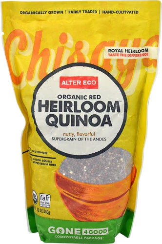 Quinoa Vermelha Orgânica Alter Eco Heirloom™ - 340g: Nutrição Completa e Sabor Autêntico