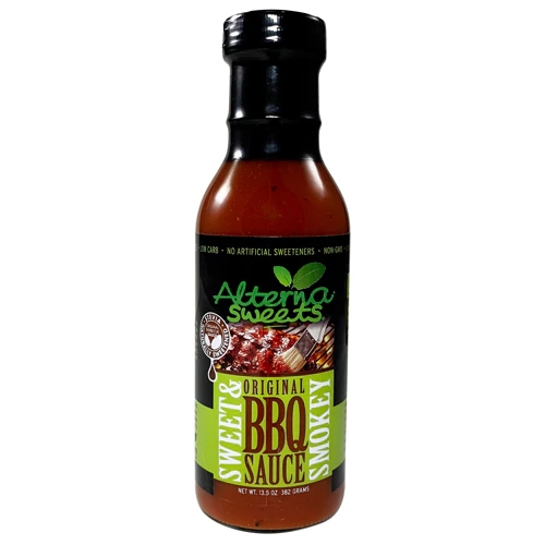 Molho BBQ AlternaSweets Doce e Defumado - 383g | Sem Açúcar Adicionado