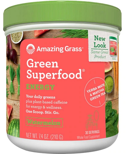 Amazing Grass Green Superfood® Energy Drink Powder Watermelon -- 30 Servings
