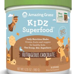 Amazing Grass Kidz SuperFood® Drink Powder Chocolate -- 30 Servings