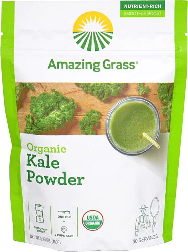 Amazing Grass Pó de Couve Orgânica 30 Porções - Superalimento Verde Essencial