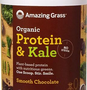 Amazing Grass Proteína Orgânica & Kale Smooth Chocolate - 15 Porções