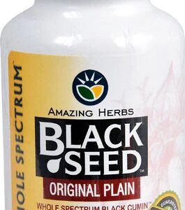 Amazing Herbs Black Seed Óleo de Cominho Preto - 100 Cápsulas Gelatinosas