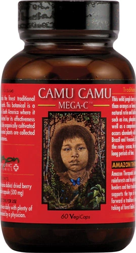 Amazon Therapeutic Labs Camu Camu 60 Cápsulas Vegetarianas - Poder Antioxidante e Imunidade