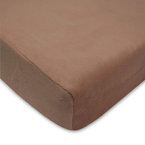 Lençol de Berço American Baby Heavenly Soft Chenille Chocolate - 1 Lençol