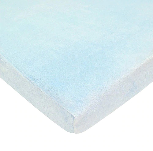 American Baby Heavenly Soft Chenille Playard Sheet Blue -- 1 Sheet