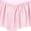 Comprar american baby ultra soft microfiber ruffled crib skirt, pink, for girls -- 1 piece preço no brasil babies & kids baby essentials suplementos em oferta suplemento importado loja 1 online promoção -