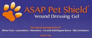Comprar american biotech labs asap pet shield® wound dressing gel -- 4 oz preço no brasil cat grooming pet health suplementos em oferta suplemento importado loja 59 online promoção -