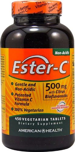 American Health Ester-C® with Citrus Bioflavonoids -- 500 mg - 450 Vegetarian Tablets