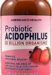 Comprar american health probiotic acidophilus natural strawberry -- 16 fl oz preço no brasil acidophilus digestão marcas a-z nature's bounty probióticos sistema digestivo suplementos suplemento importado loja 75 online promoção -
