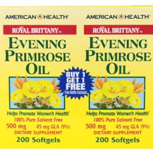 Comprar american health royal brittany evening primrose oil -- 500 mg - 200+200 softgels preço no brasil evening primrose herbs & botanicals suplementos em oferta women's health suplemento importado loja 37 online promoção -