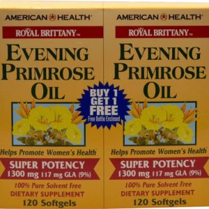 Comprar american health royal brittany™ evening primrose oil twin pack -- 1300 mg - 120+120 softgels preço no brasil beauty & personal care personal care shaving suplementos em oferta suplemento importado loja 215 online promoção -