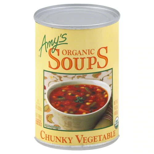 Amy's Organic Soup Sopa de Vegetais Chunky - 405g