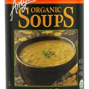 Amy's Organic Soup Sopa de Ervilha Light em Sódio 417ml