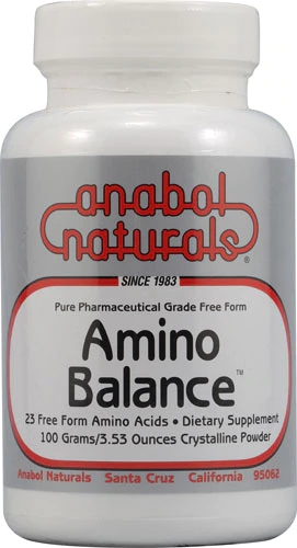 AnabolNaturals Amino Balance - 100g: Essencial para Ganho Muscular e Recuperação