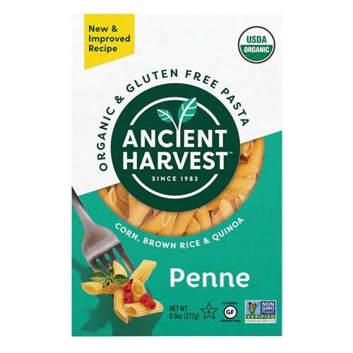 Macarrão Penne Integral Orgânico Ancient Harvest Supergrain - 227g - Opção Saudável e Nutritiva
