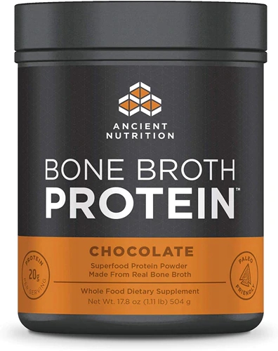 Ancient Nutrition Bone Broth Protein Chocolate - 505g
