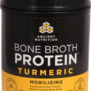 Ancient Nutrition Bone Broth Protein Turmeric - 459g: Força e Bem-Estar com Cúrcuma