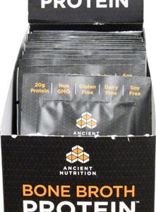 Ancient Nutrition Bone Broth Protein Turmeric 15 Sachês | Colágeno e Açafrão