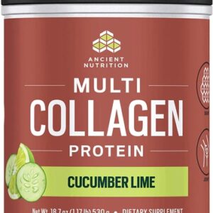 Ancient Nutrition Multi Colágeno Sabor Pepino e Limão 530g
