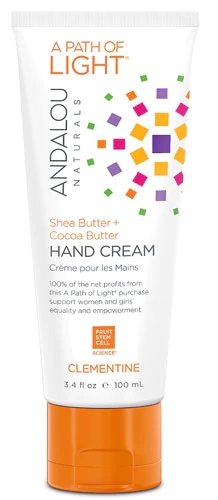 Creme Para Mãos Andalou Naturals Clementina A Path of Light 96g - Hidratação Intensa e Vegana