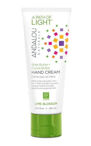 Andalou Naturals Creme Para Mãos Lime Blossom 100ml - Hidratação Profunda e Nutrição
