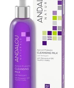 Andalou Naturals Age Defying Apricot Probiotic Cleansing Milk -- 6 fl oz
