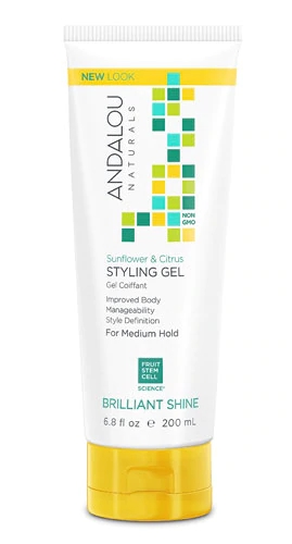 Gel de Styling Andalou Naturals Brilho Luminoso Girassol e Cítrico 200ml