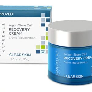 Andalou Naturals Clear Skin Creme Recuperador Células-Tronco de Argan 50g - Pele Radiante e Saudável