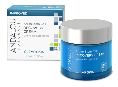 Andalou Naturals Clear Skin Creme Recuperador Células-Tronco de Argan 50g - Pele Radiante e Saudável