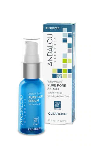 Sérum Facial Andalou Naturals Clear Skin Casca de Salgueiro - Redução de Poros 33ml