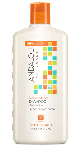 Shampoo Umectante Andalou Naturals Óleo de Argan e Karité 340ml