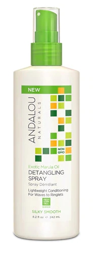 Spray Desembaraçante Andalou Naturals Óleo de Marula Exótica 242ml - Cabelos Sedosos e Macios