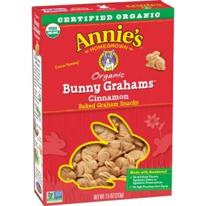 Comprar annie's homegrown organic bunny grahams™ cinnamon -- 7. 5 oz preço no brasil crackers food & beverages graham crackers snacks suplementos em oferta suplemento importado loja 5 online promoção -
