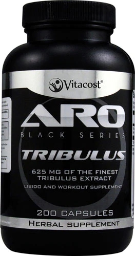 Tribulus Terrestris Aro-Vitacost Black Series 625mg - 200 Cápsulas | Energia e Vitalidade