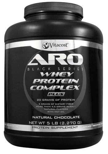 ARO-Vitacost Black Series Whey Protein Complex Plus Sabor Chocolate Natural - 2270g