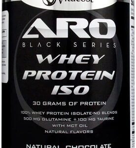 ARO-Vitacost Black Series Whey Protein Isolate Natural Chocolate -- 2 lb (908 g)