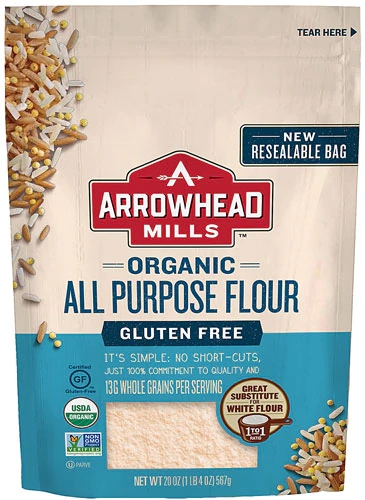 Farinha de Trigo Integral Orgânica Arrowhead Mills Sem Glúten - 567g