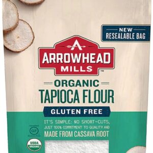 Farinha de Tapioca Orgânica Arrowhead Mills Sem Glúten - 510g