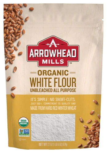 Farinha de Trigo Branca Orgânica Arrowhead Mills - 624g