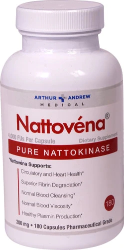 Nattovena™ Pure Nattokinase 4000 FU - 180 Cápsulas Arthur Andrew Medical