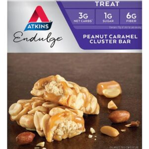 Comprar atkins endulge® bar peanut caramel cluster -- 5 bars preço no brasil sports & fitness sports bars suplementos em oferta suplemento importado loja 69 online promoção -