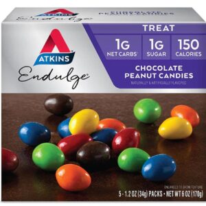 Comprar atkins endulge® chocolate peanut candies -- 5 packs preço no brasil diet products slim-fast suplementos em oferta top diets suplemento importado loja 21 online promoção -
