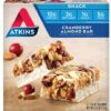 Comprar atkins snack bar cranberry almond -- 5 bars preço no brasil atkins diet breakfast diet products suplementos em oferta top diets suplemento importado loja 1 online promoção -
